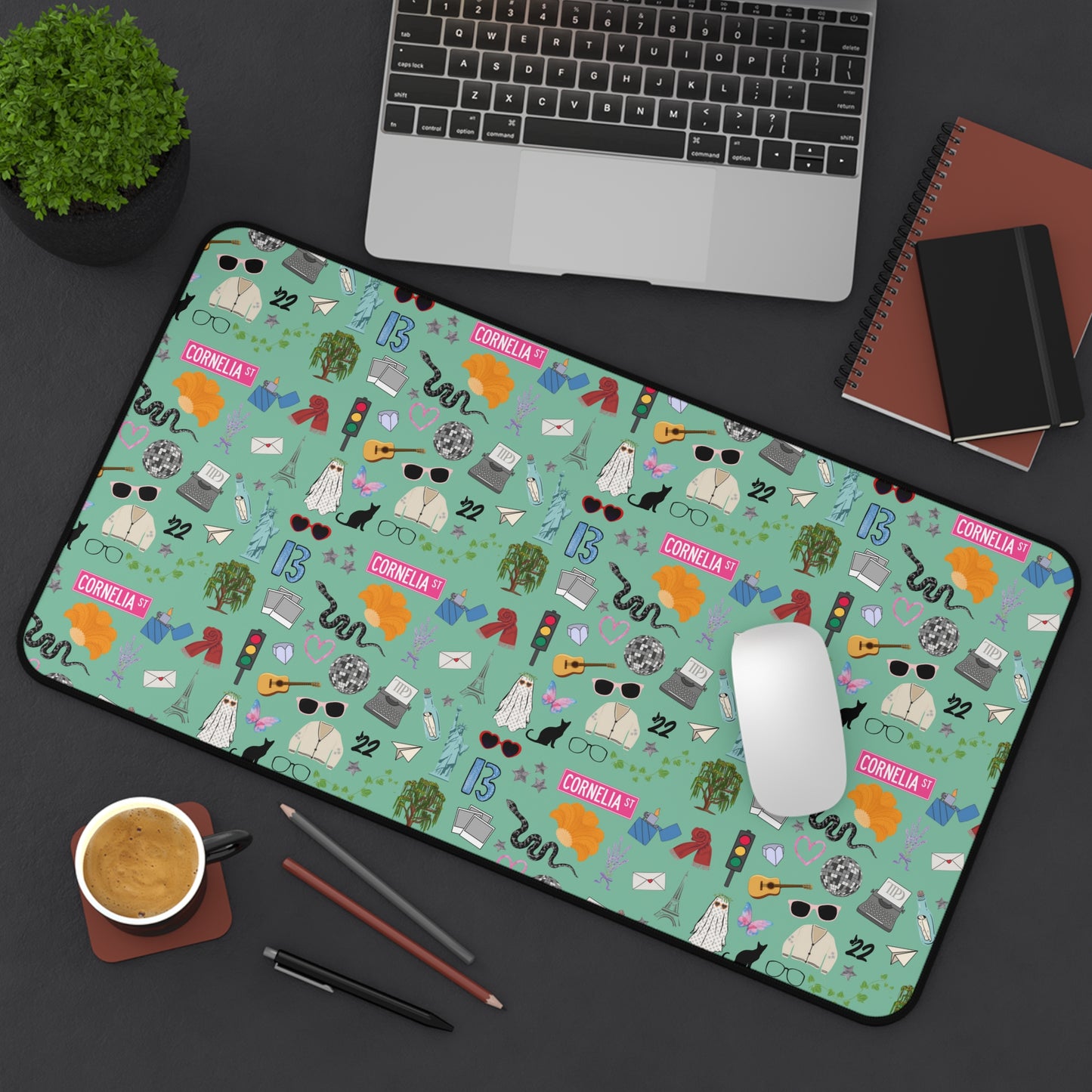 Iconic Eras Desk Mat - Showgirl Green