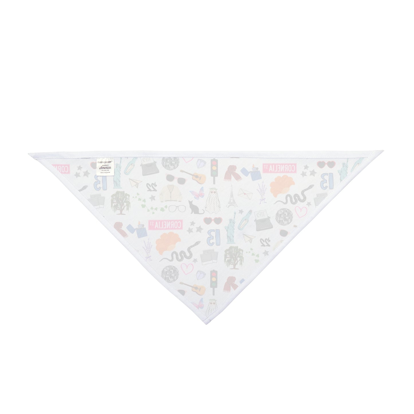 Iconic Eras Dog Bandana - Dazzling White