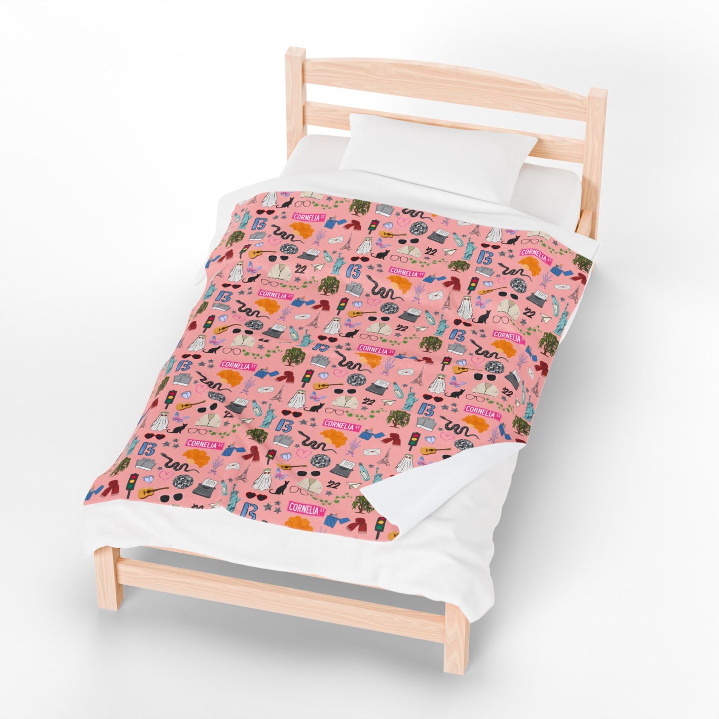 Iconic Eras (TS 12) Velveteen Plush Blanket- Showgirl Rouge