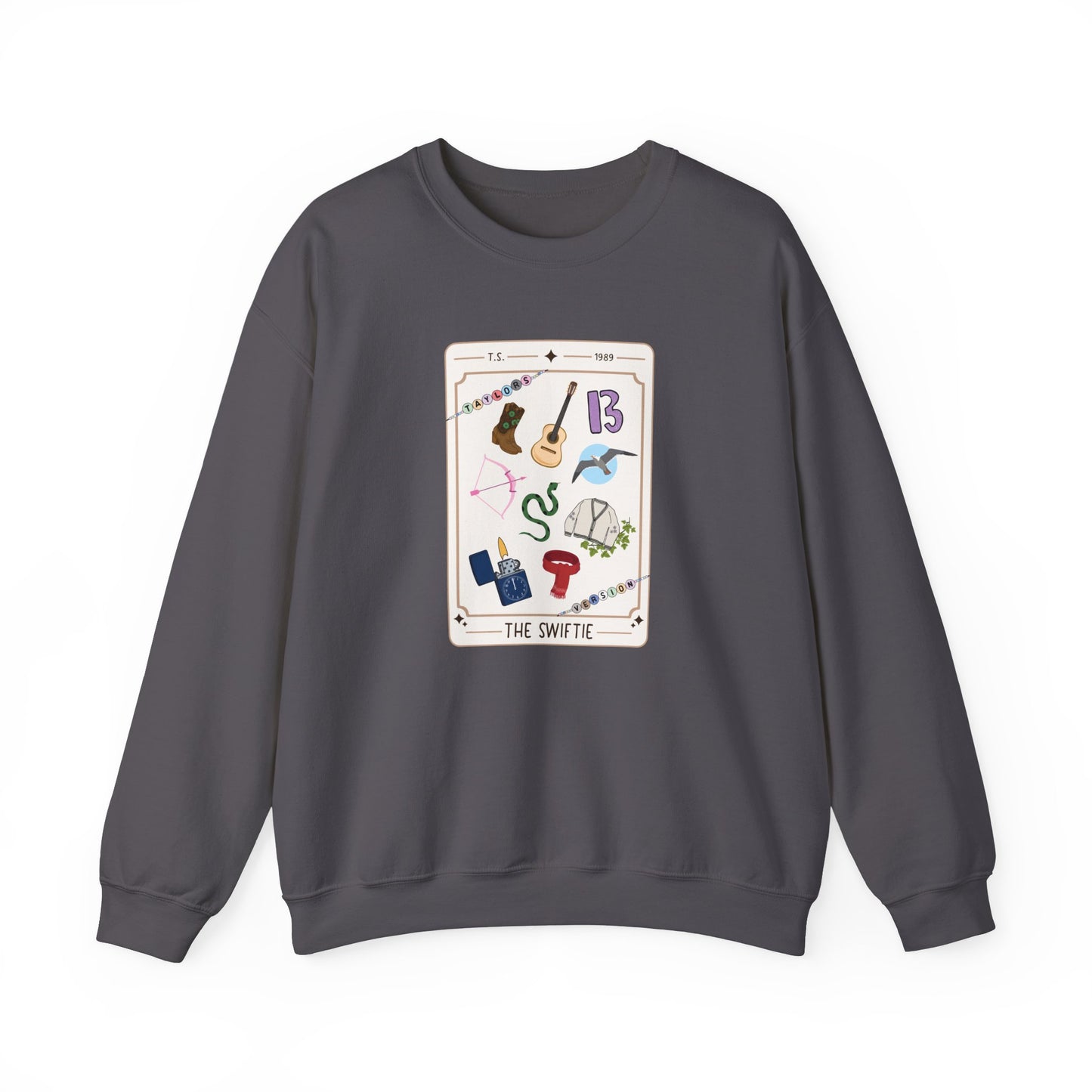 Swiftie Tarot Card Soft Crewneck Sweatshirt