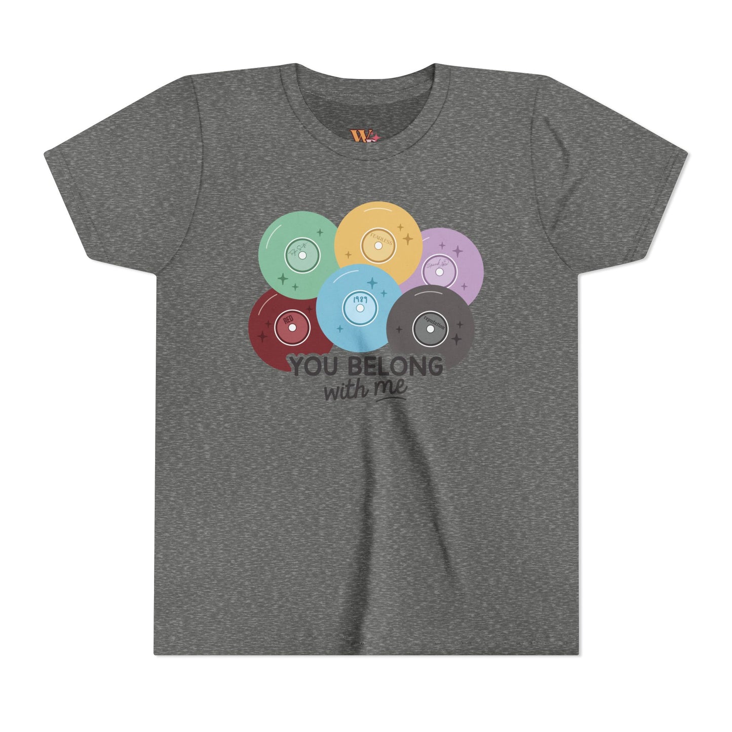 You Belong with Me Youth Short Sleeve Tee