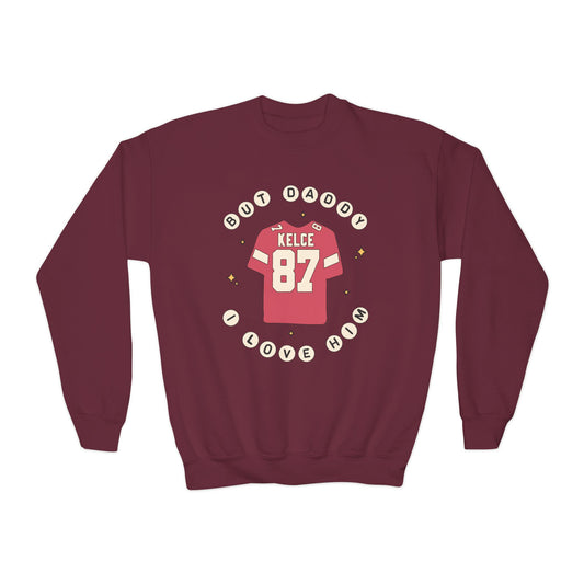 But Daddy I Love 87 Youth Crewneck Sweatshirt