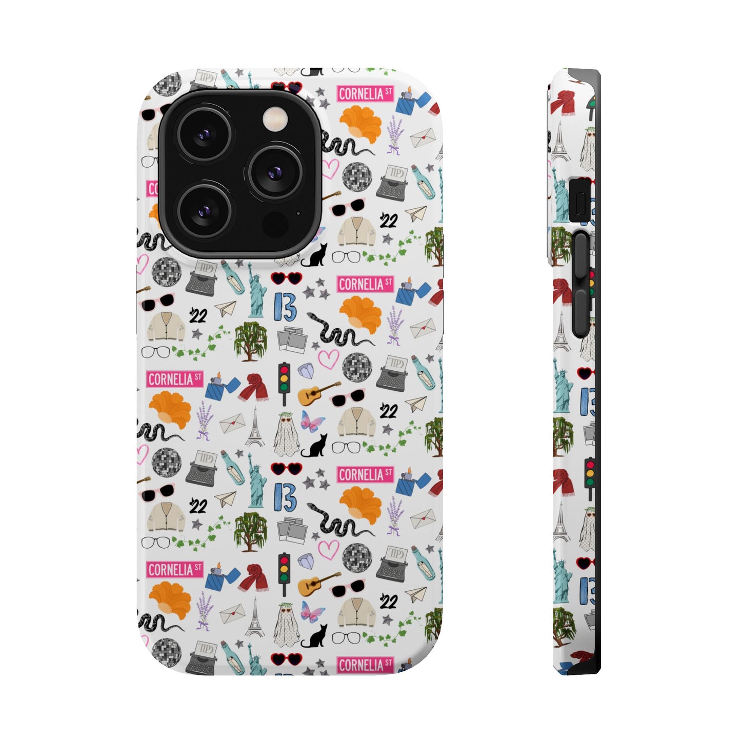 Iconic Eras (TS 12) MagSafe Tough Phone Case - Dazzling White