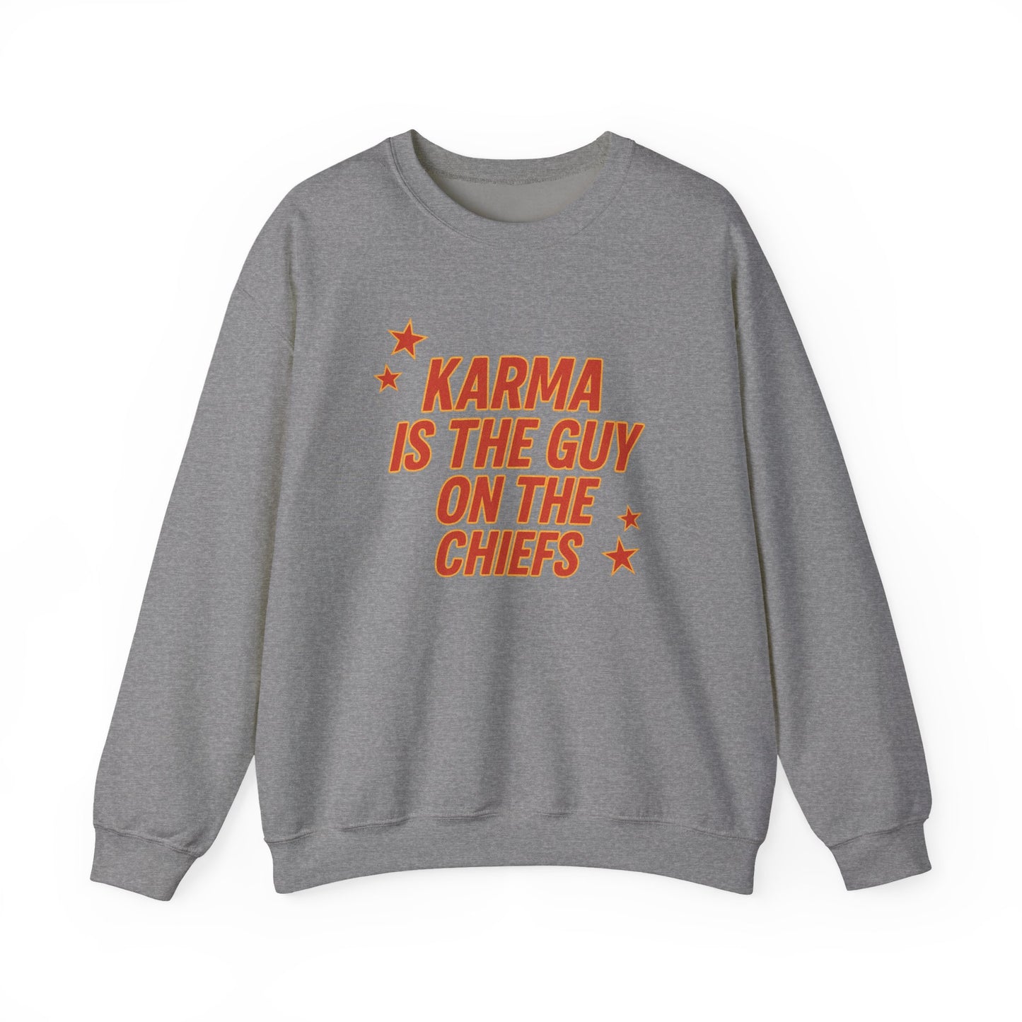 Guy on The Chiefs Crewneck Sweatshirt
