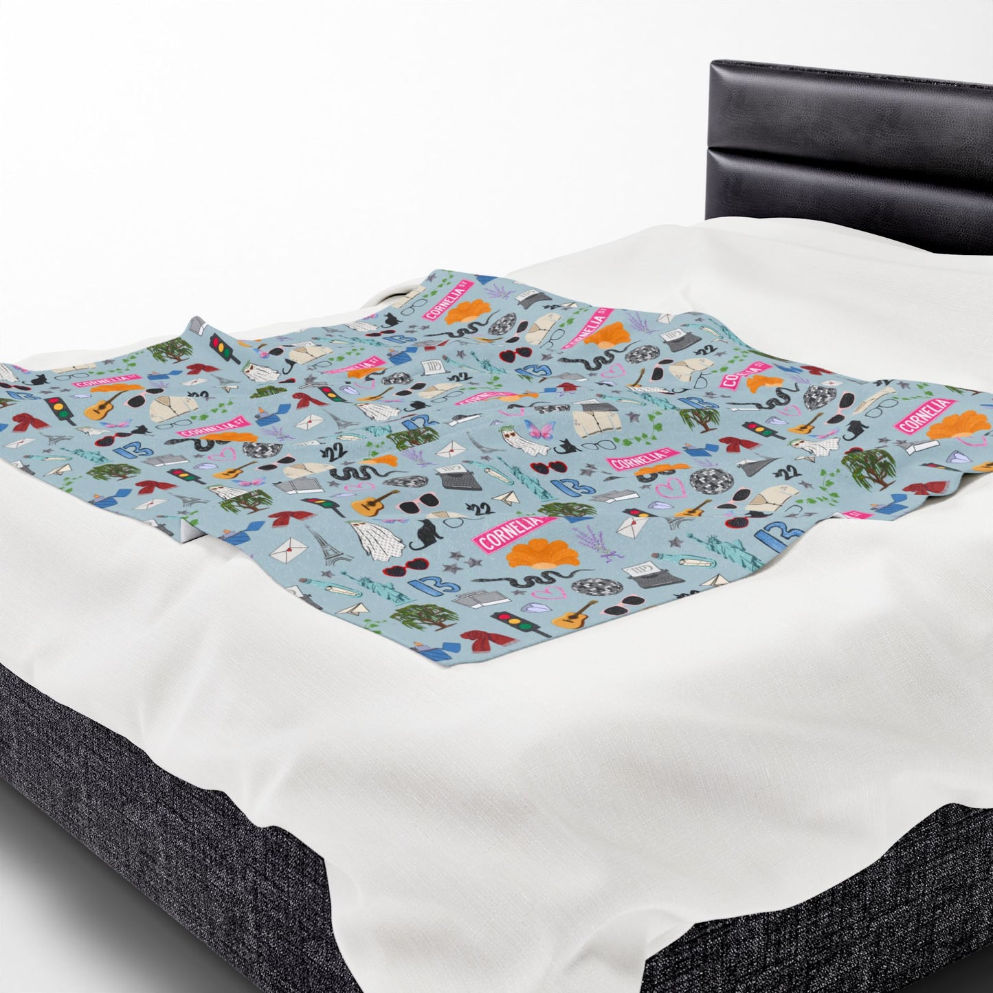 Iconic Eras (TS 12) Velveteen Plush Blanket- Opalite