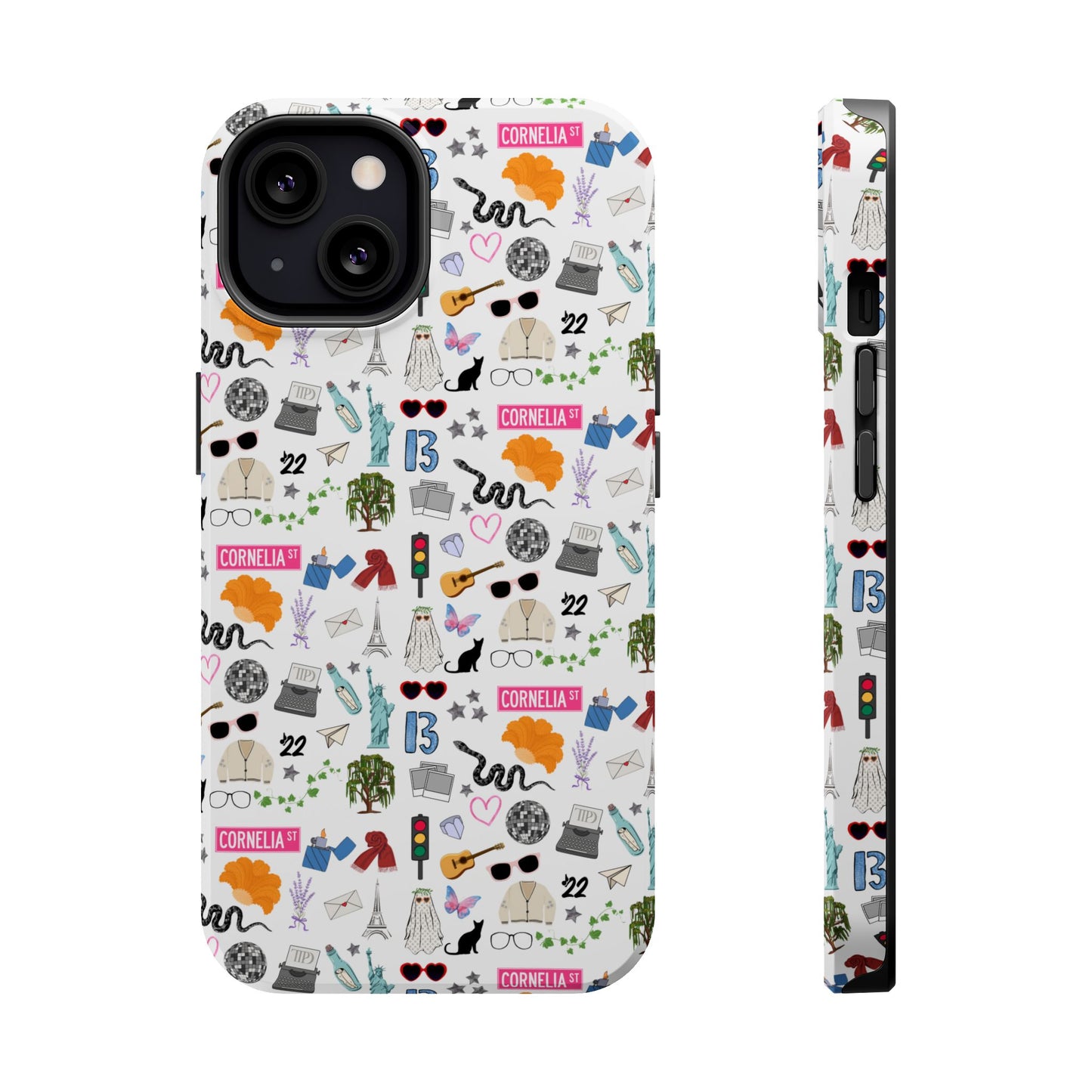 Iconic Eras (TS 12) MagSafe Tough Phone Case - Dazzling White