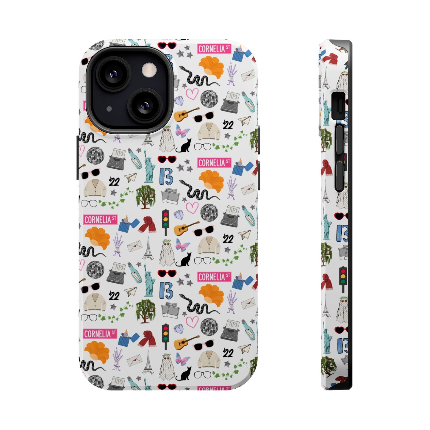 Iconic Eras (TS 12) MagSafe Tough Phone Case - Dazzling White