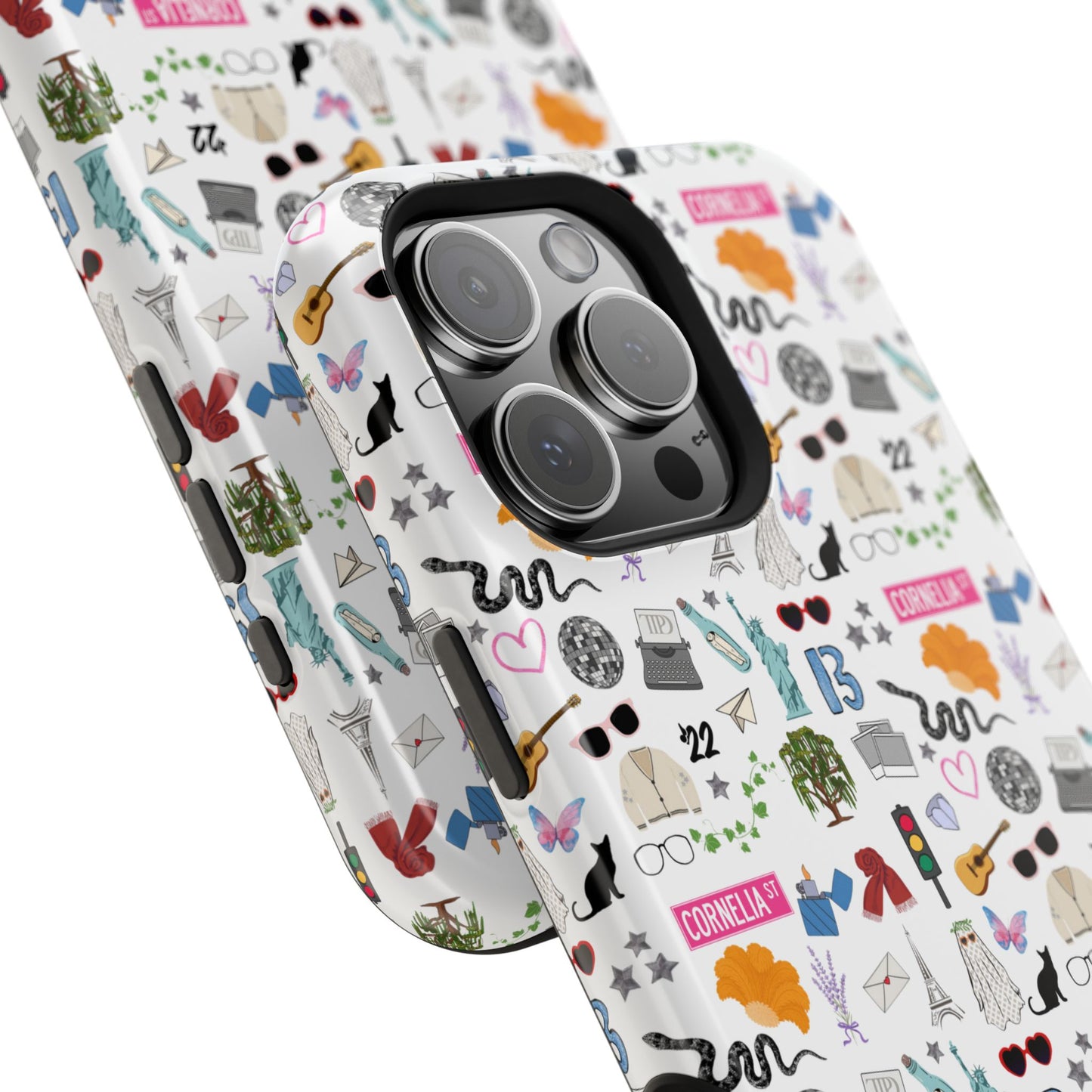 Iconic Eras (TS 12) MagSafe Tough Phone Case - Dazzling White