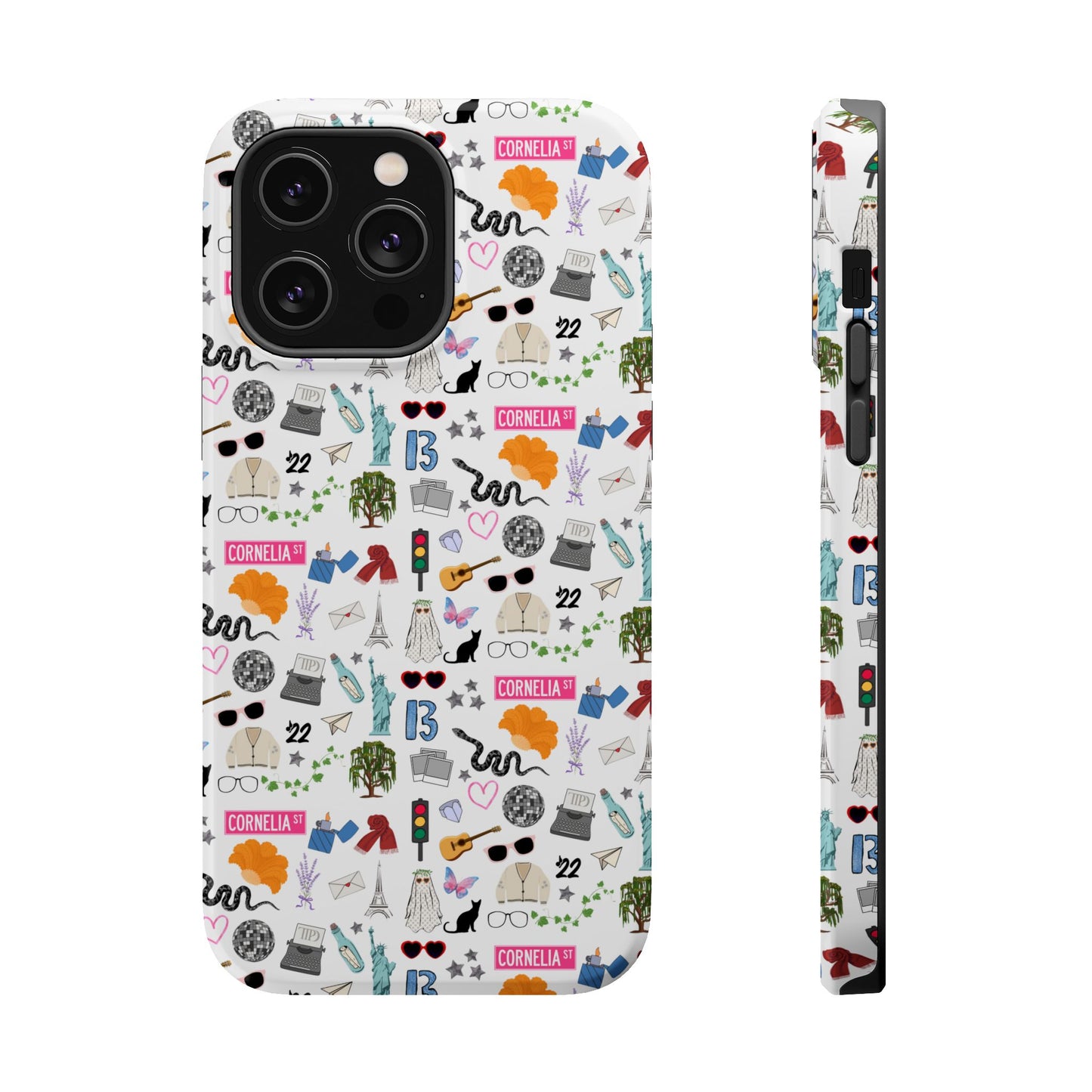 Iconic Eras (TS 12) MagSafe Tough Phone Case - Dazzling White