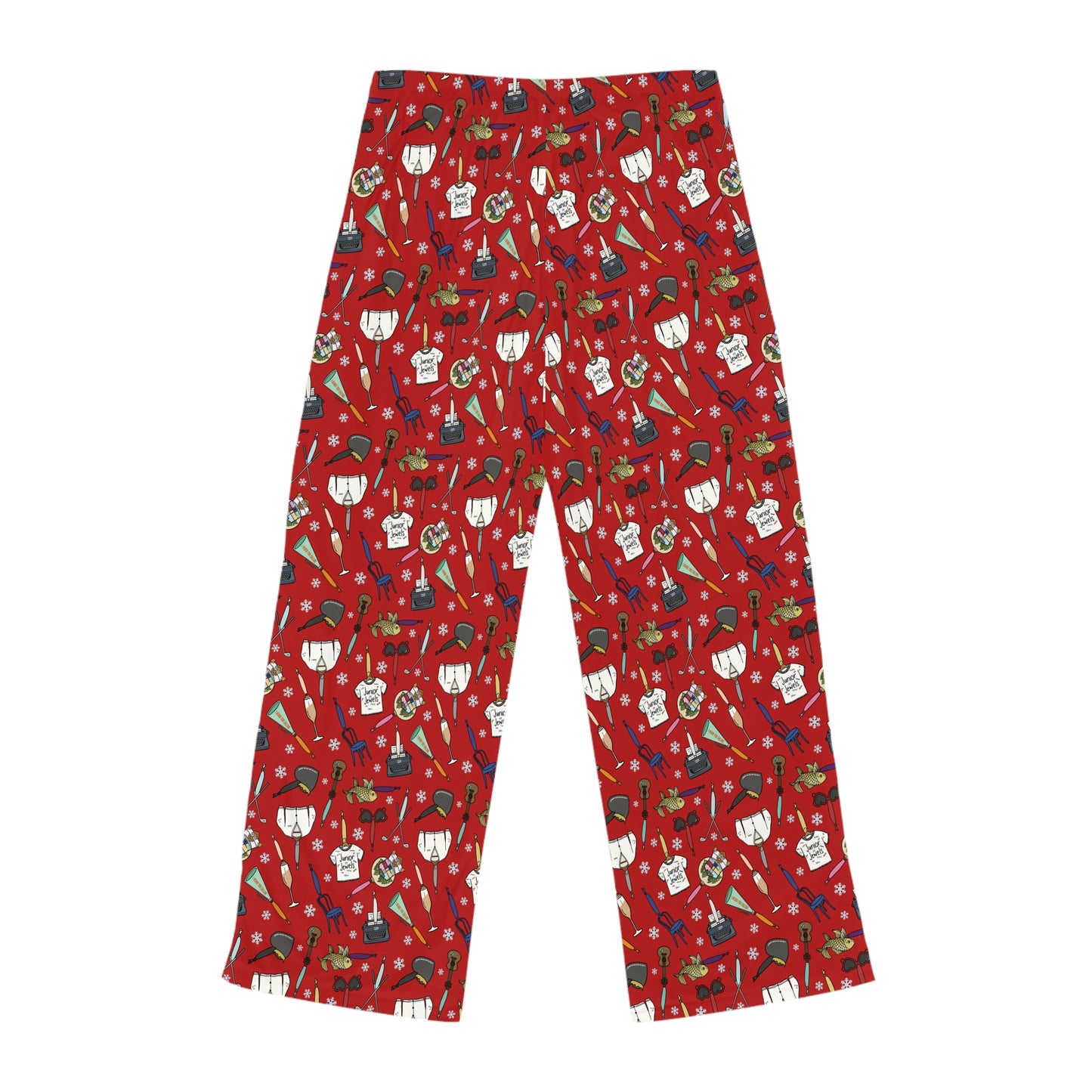 TS Holiday Ornaments Women's Pajama Pants - Swiftmas Red