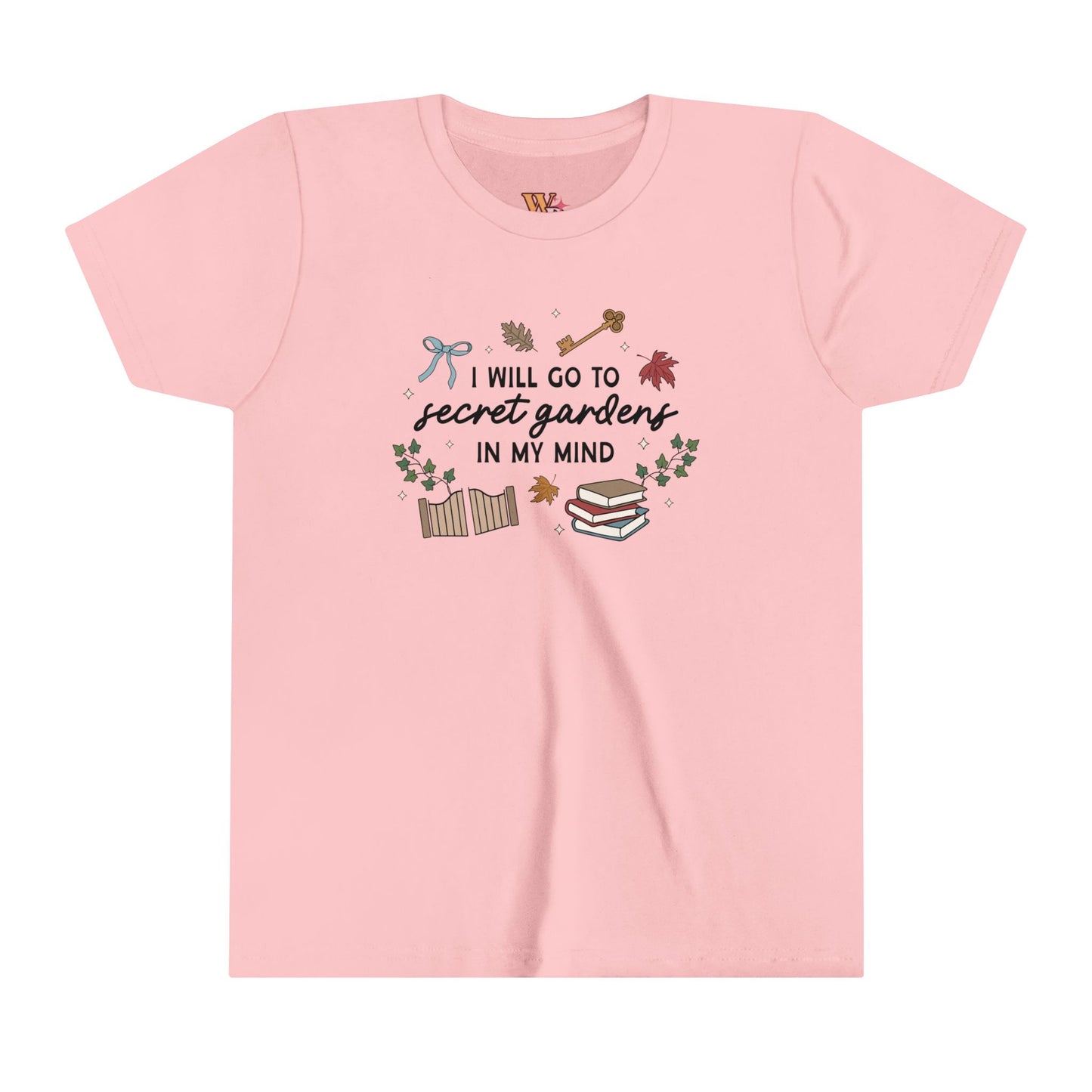 Secret Gardens In My Mind - Youth Short Sleeve Tee