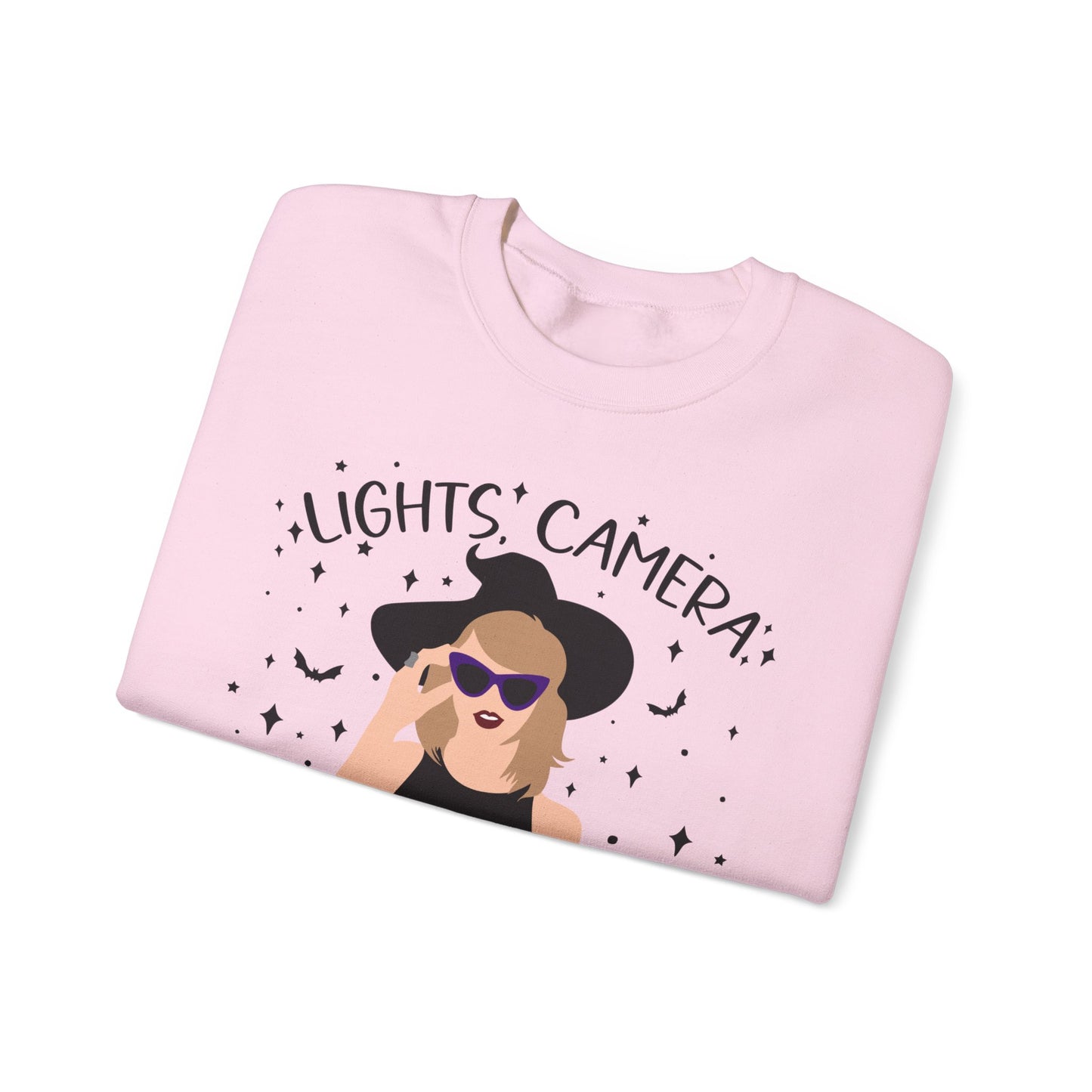 Lights, Camera, Witch, Smile! Soft Crewneck Sweatshirt