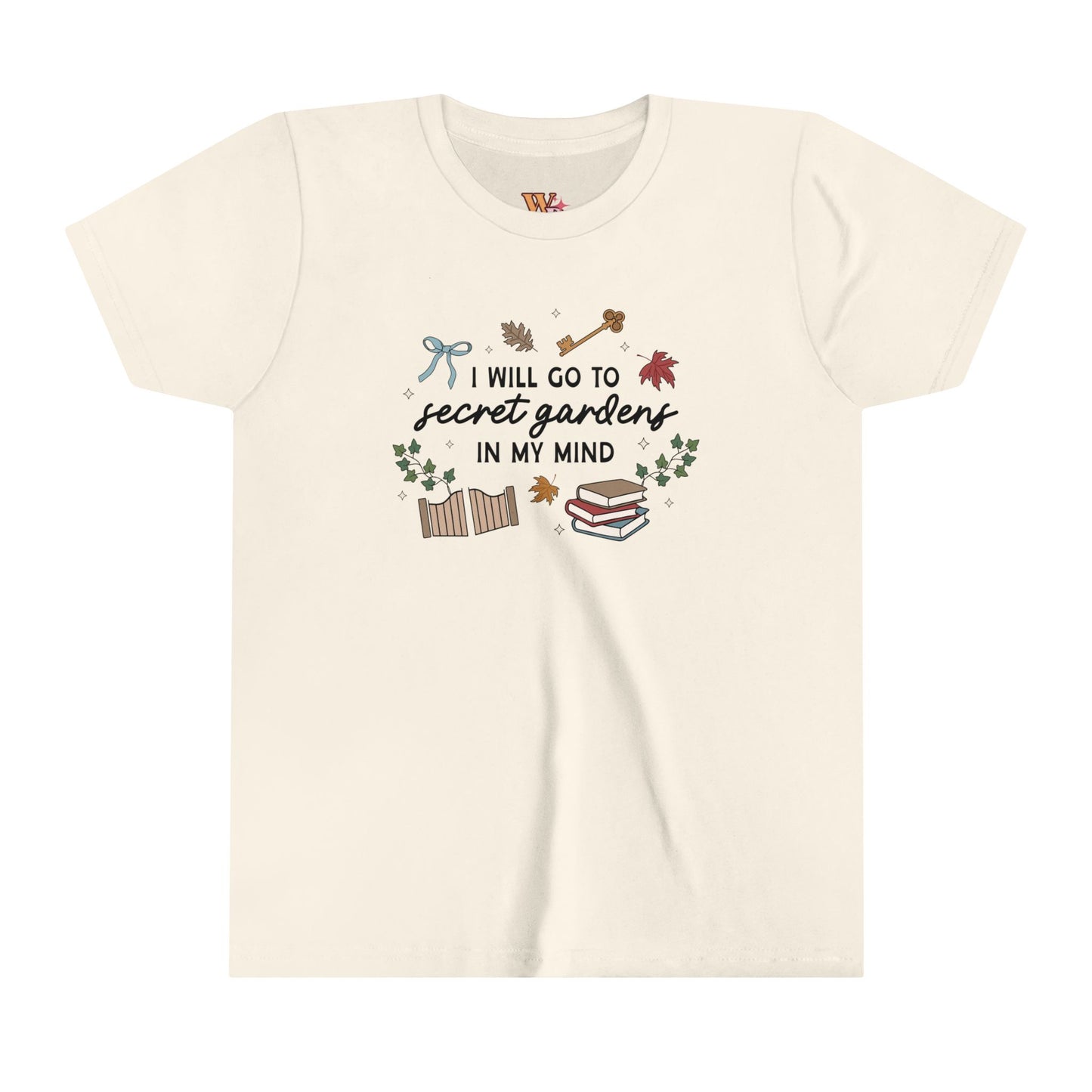 Secret Gardens In My Mind - Youth Short Sleeve Tee