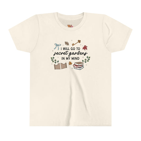 Secret Gardens In My Mind - Youth Short Sleeve Tee