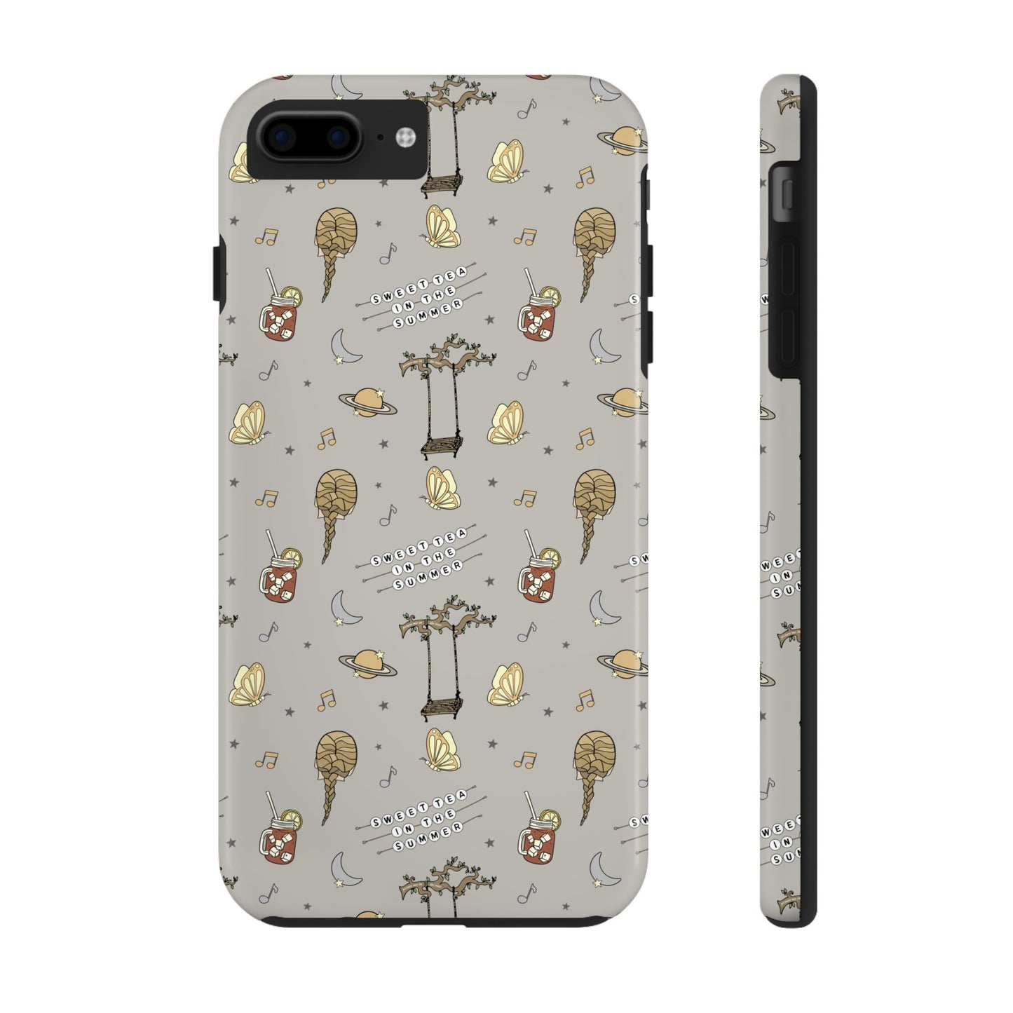 Moon and Saturn Tough Phone Case