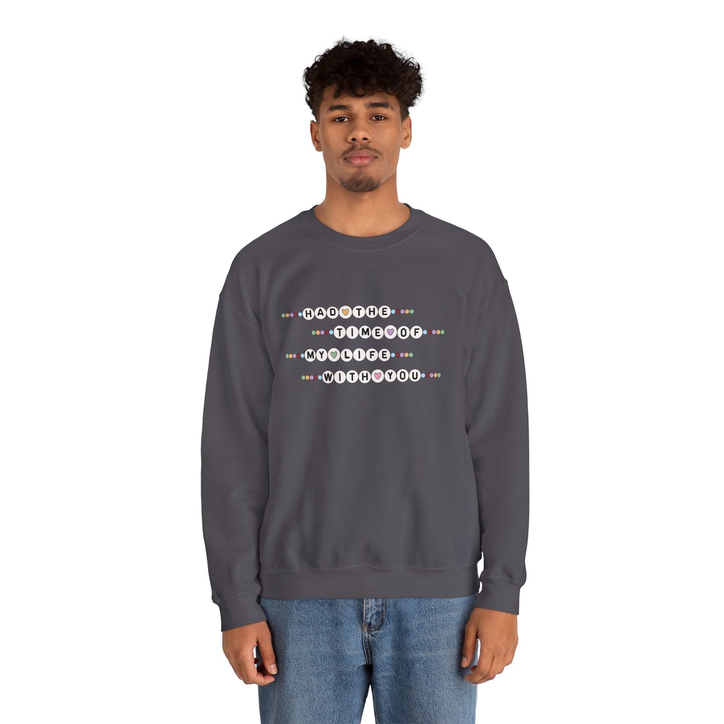 Time of My Life Friendship Bracelet Crewneck Sweatshirt