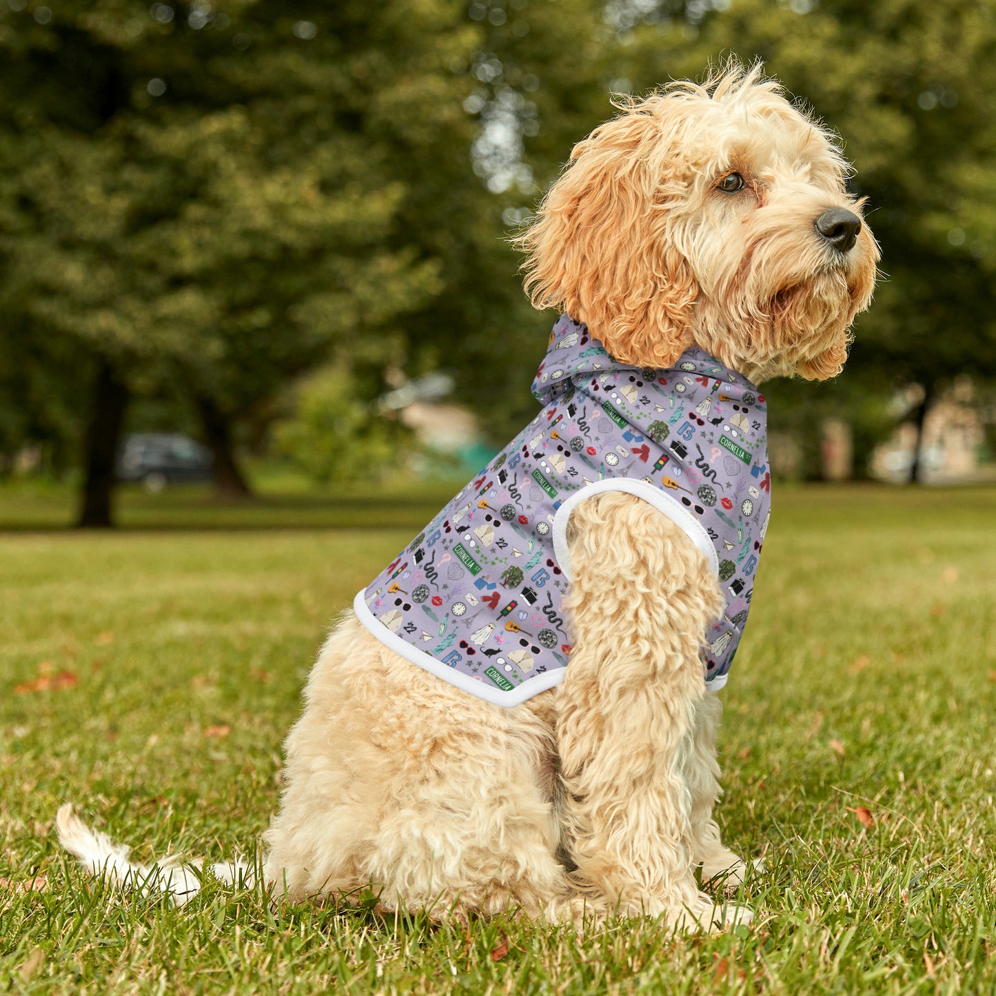 Iconic Eras Pet Hoodie - Lavender Haze