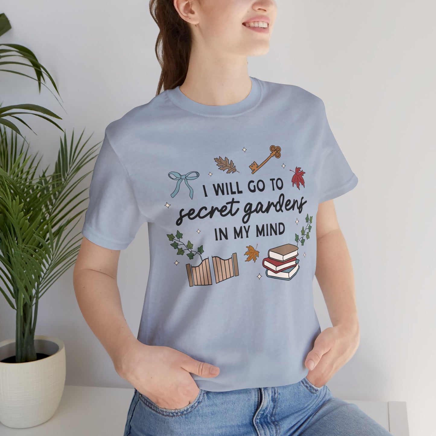 Secret Gardens In My Mind Unisex Jersey Short Sleeve Tee