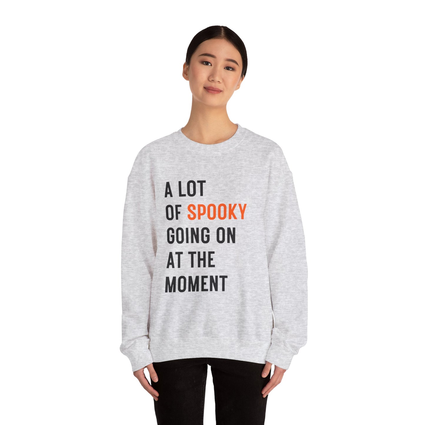 A Lot of Spooky Going On Soft Crewneck Sweatshirt