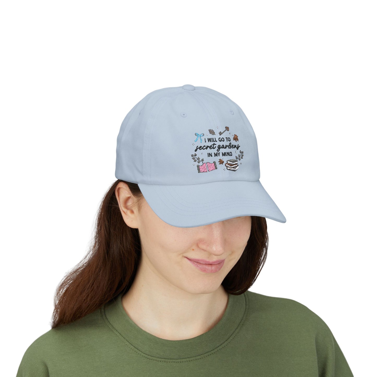 Secret Gardens in My Mind Embroidered Dad Hat