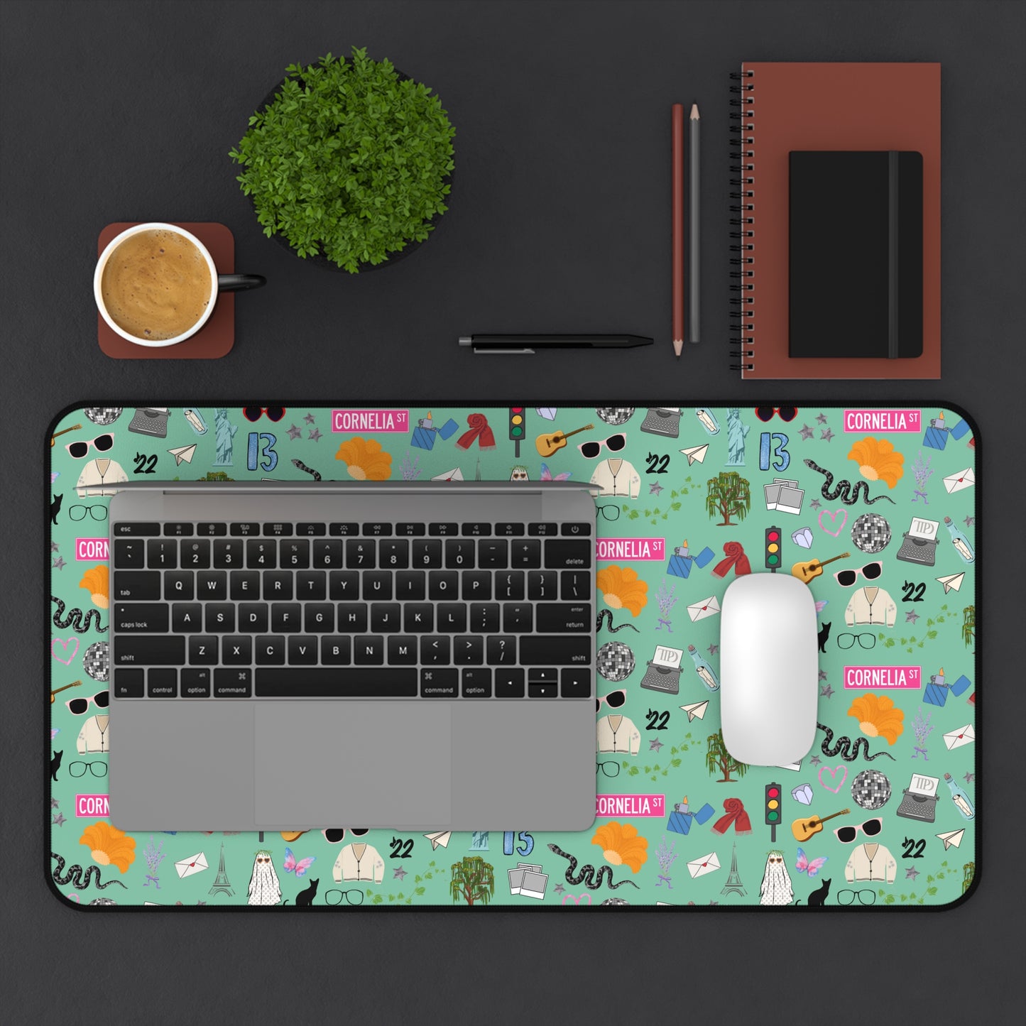 Iconic Eras Desk Mat - Showgirl Green