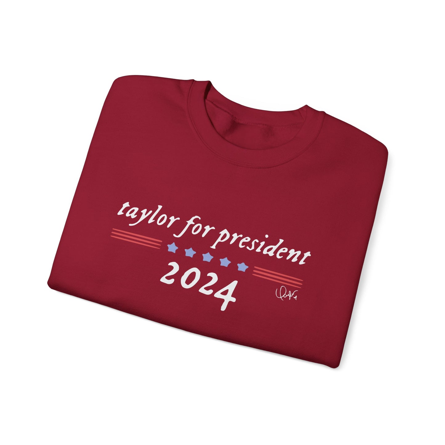 Taylor for President Soft Crewneck Sweatshirt