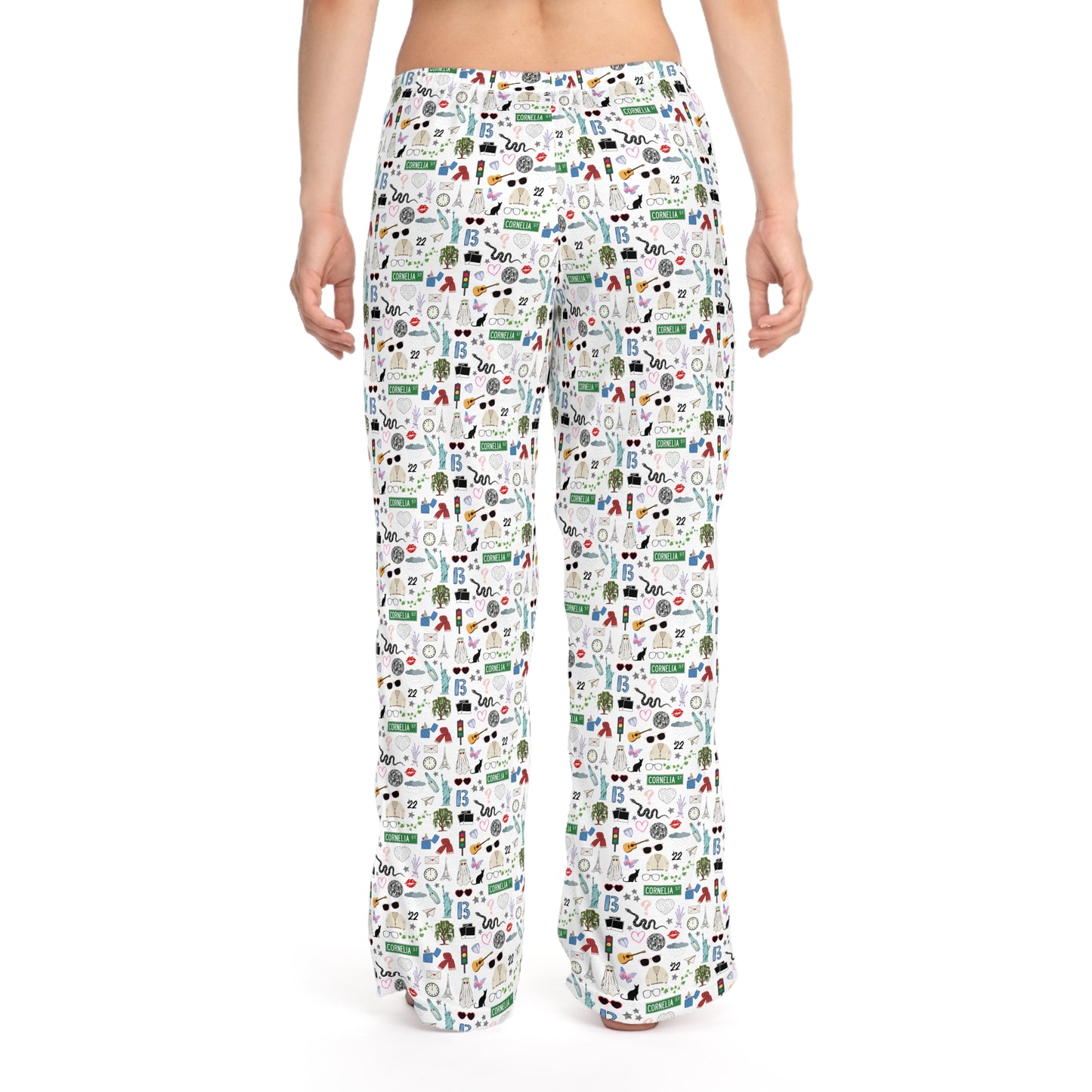 Iconic Eras Women's Pajama Pants - White Horse White