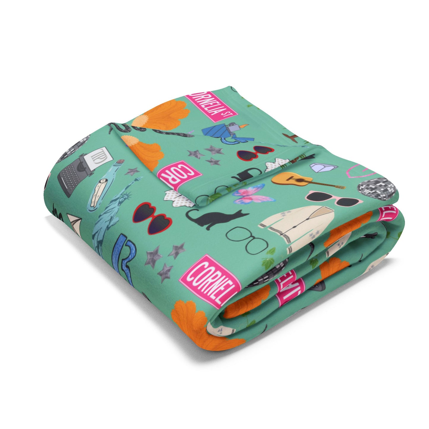 Iconic Eras Arctic Fleece Blanket - Showgirl Green