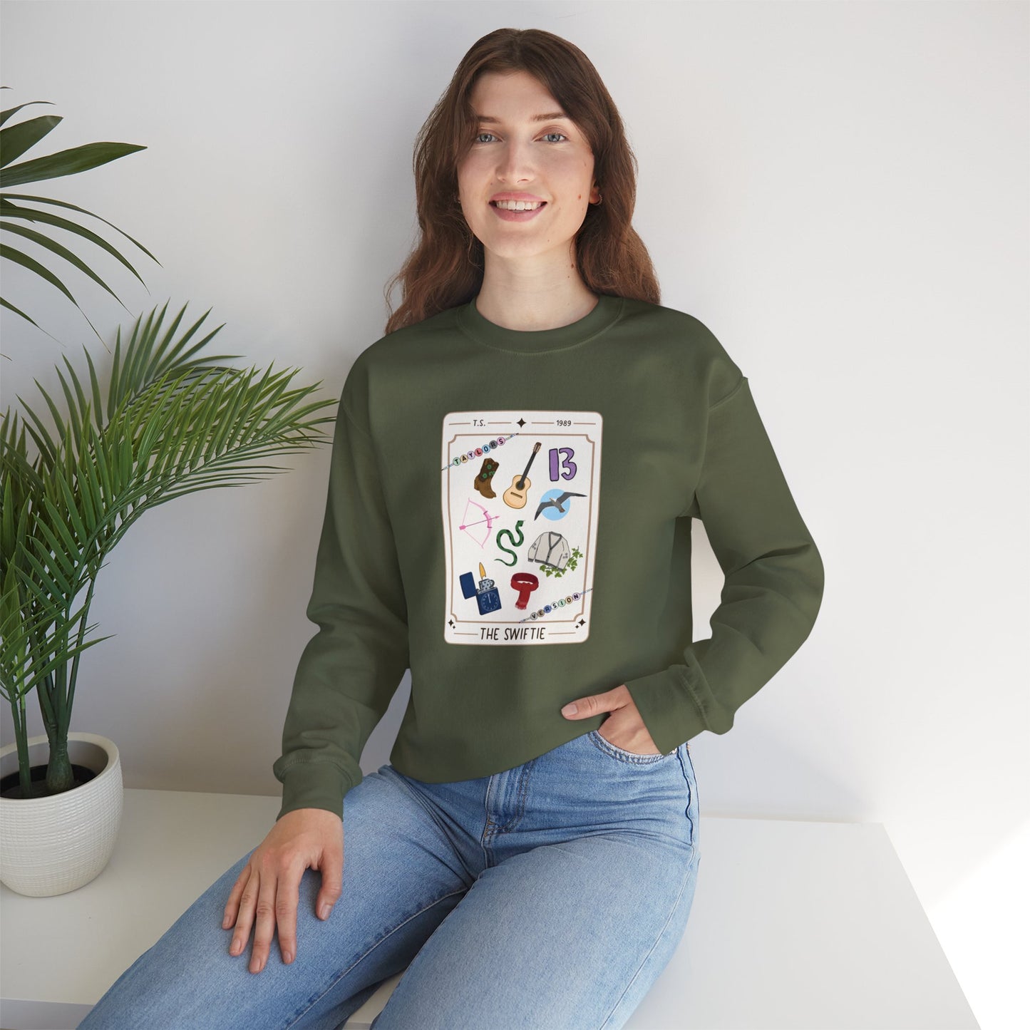 "The Swiftie" Tarot Card Soft Crewneck Sweatshirt