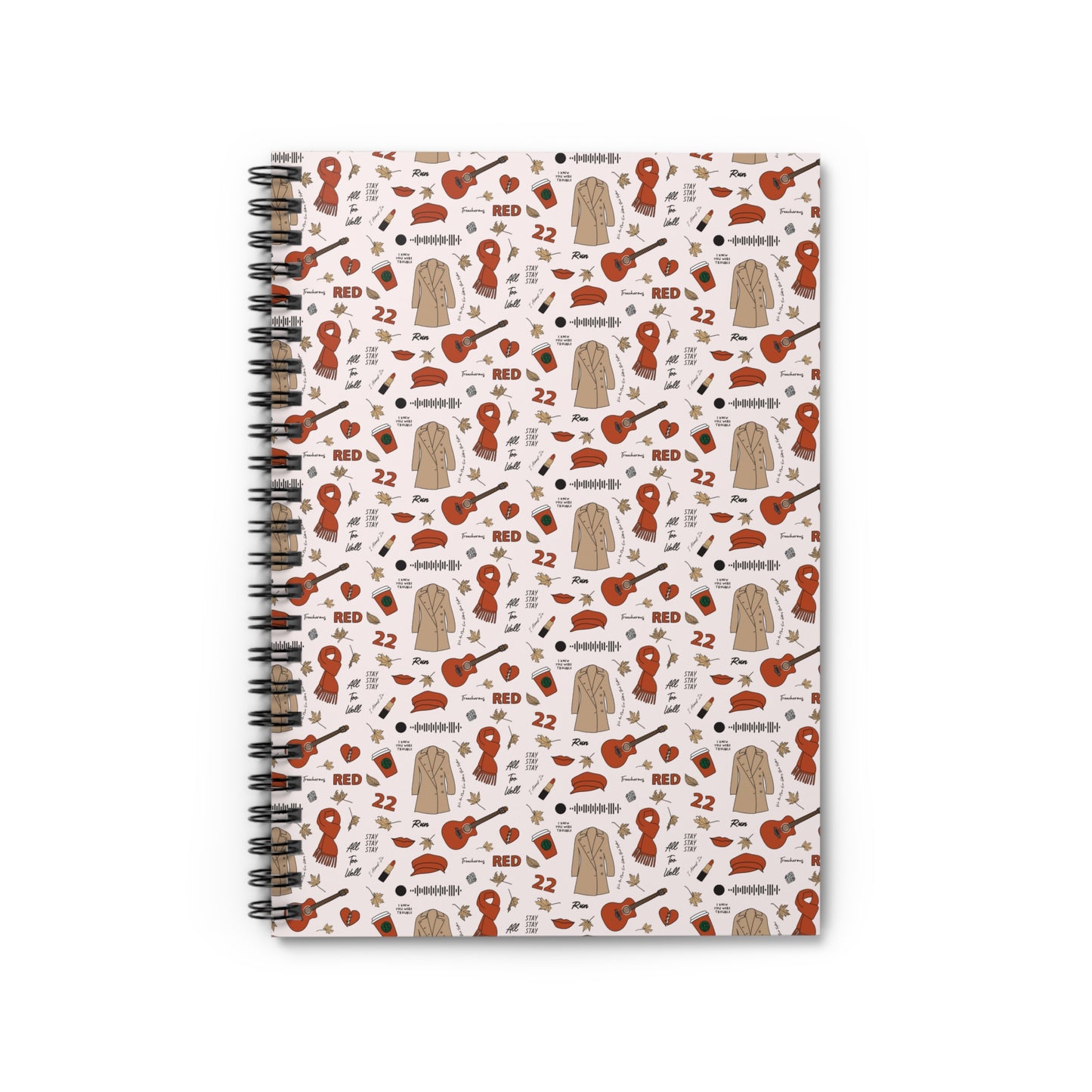 Red Era Spiral Notebook - Ruled Line