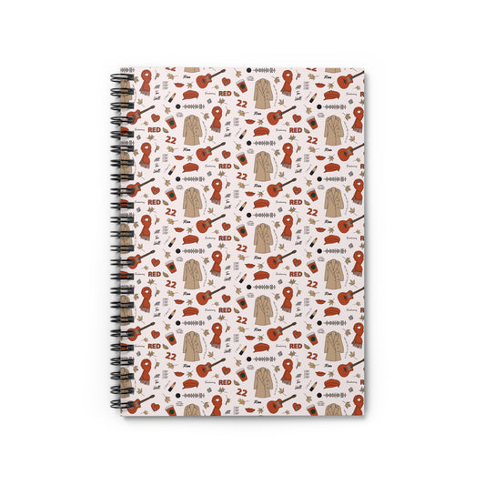 Red Era Spiral Notebook - Ruled Line