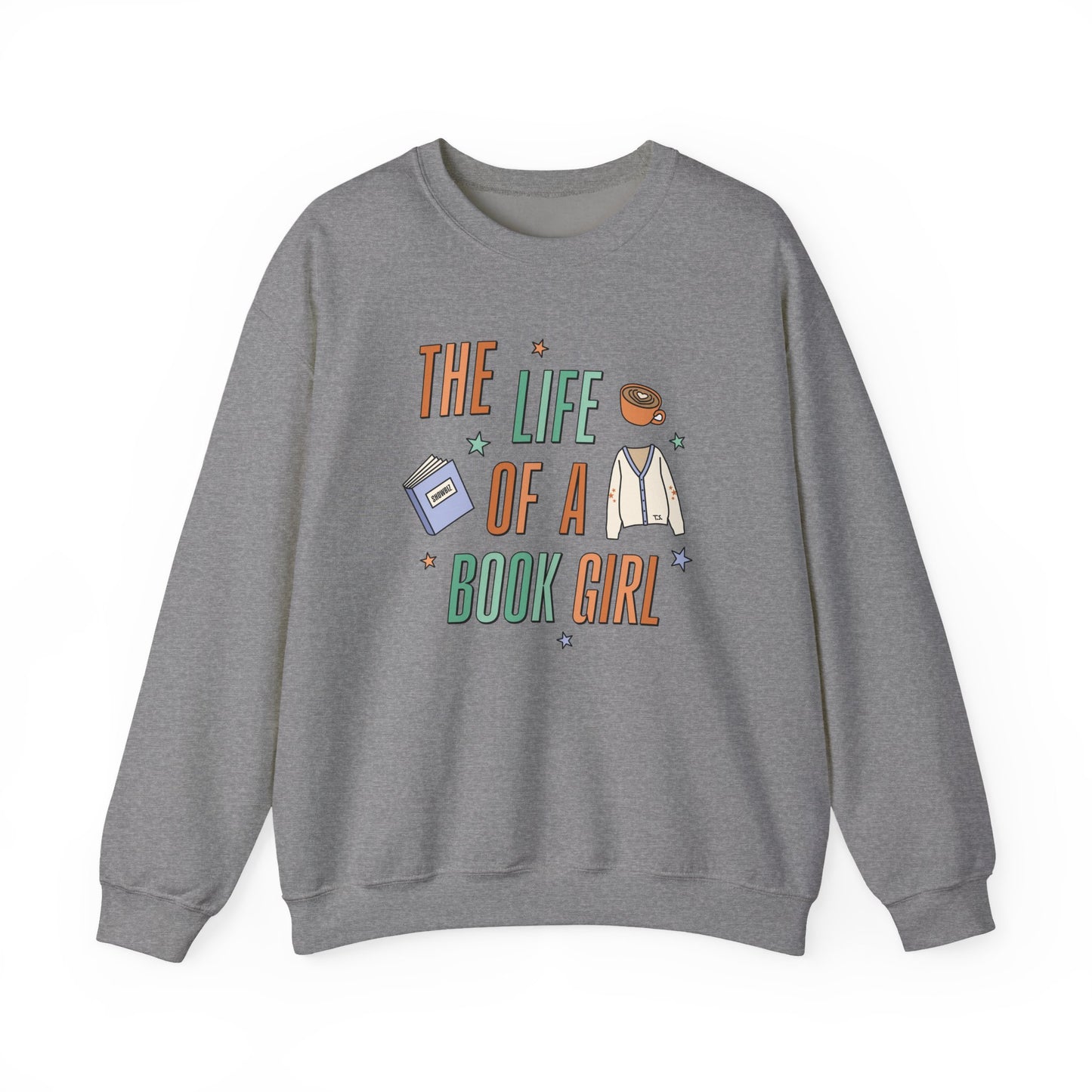 The Life of a Book Girl Soft Crewneck Sweatshirt
