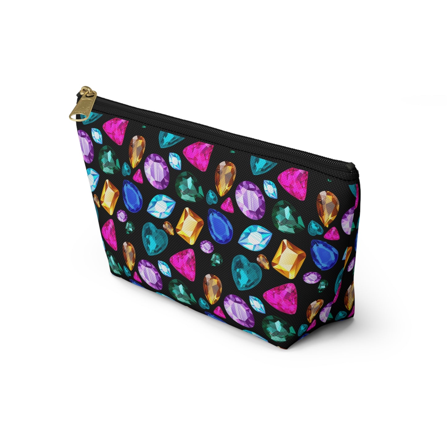 Bejeweled Accessory Pouch - Black