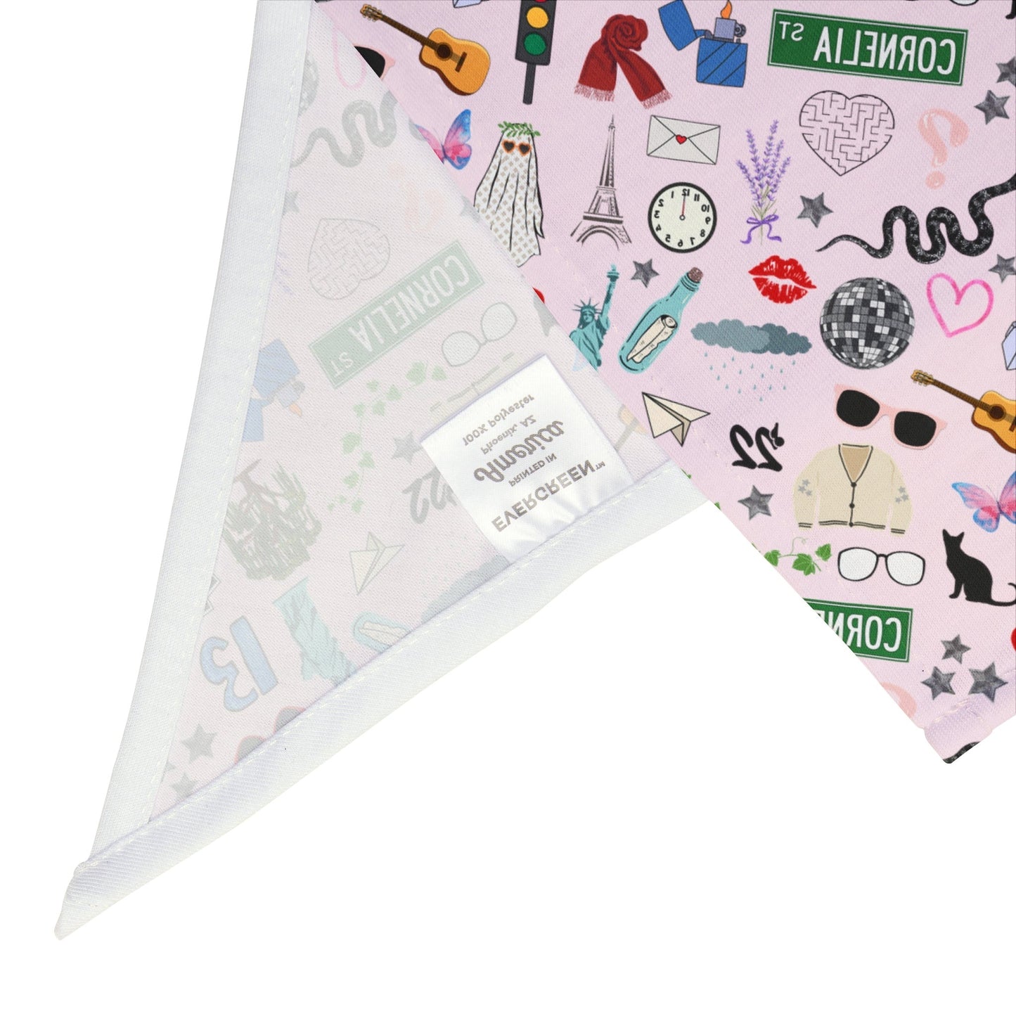 Iconic Eras Pet Bandana - Lover Pink