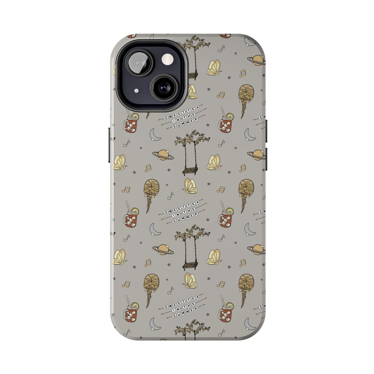 Moon and Saturn Tough Phone Case