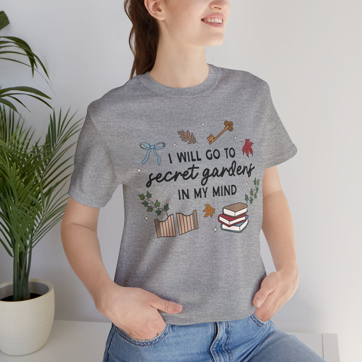 Secret Gardens In My Mind Unisex Jersey Short Sleeve Tee