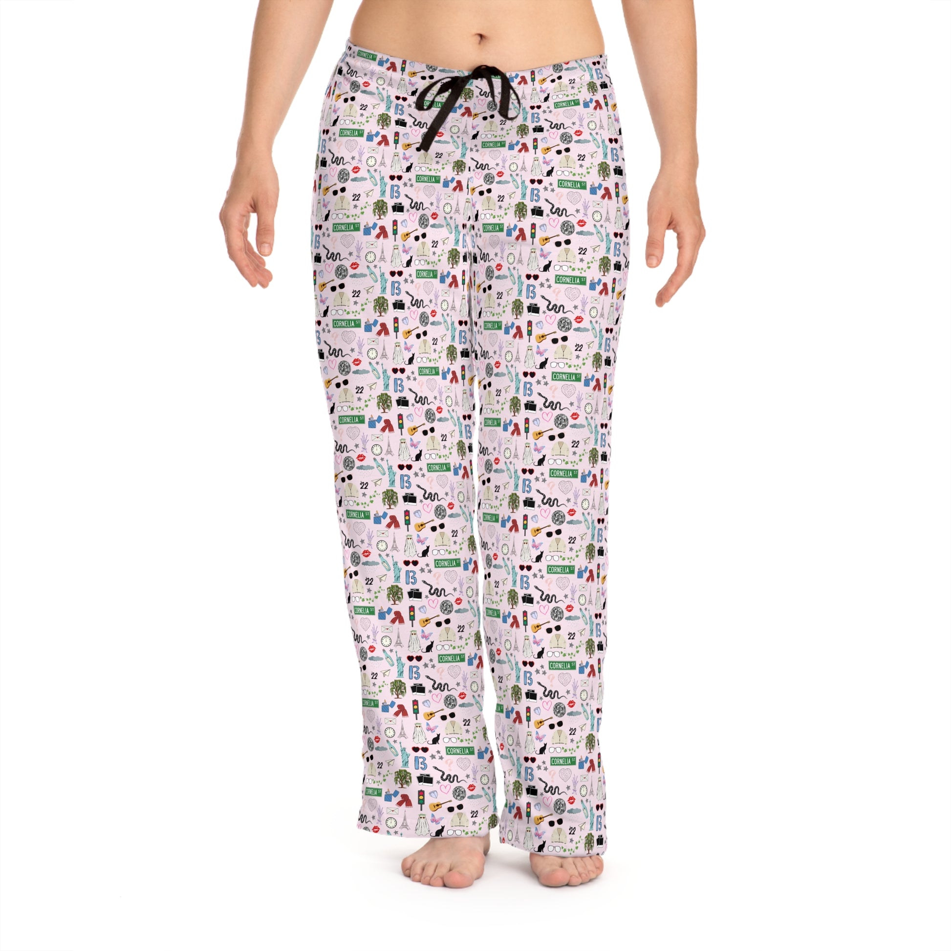 Rolling Stones Women's All-Over-Print Pajama Pants 