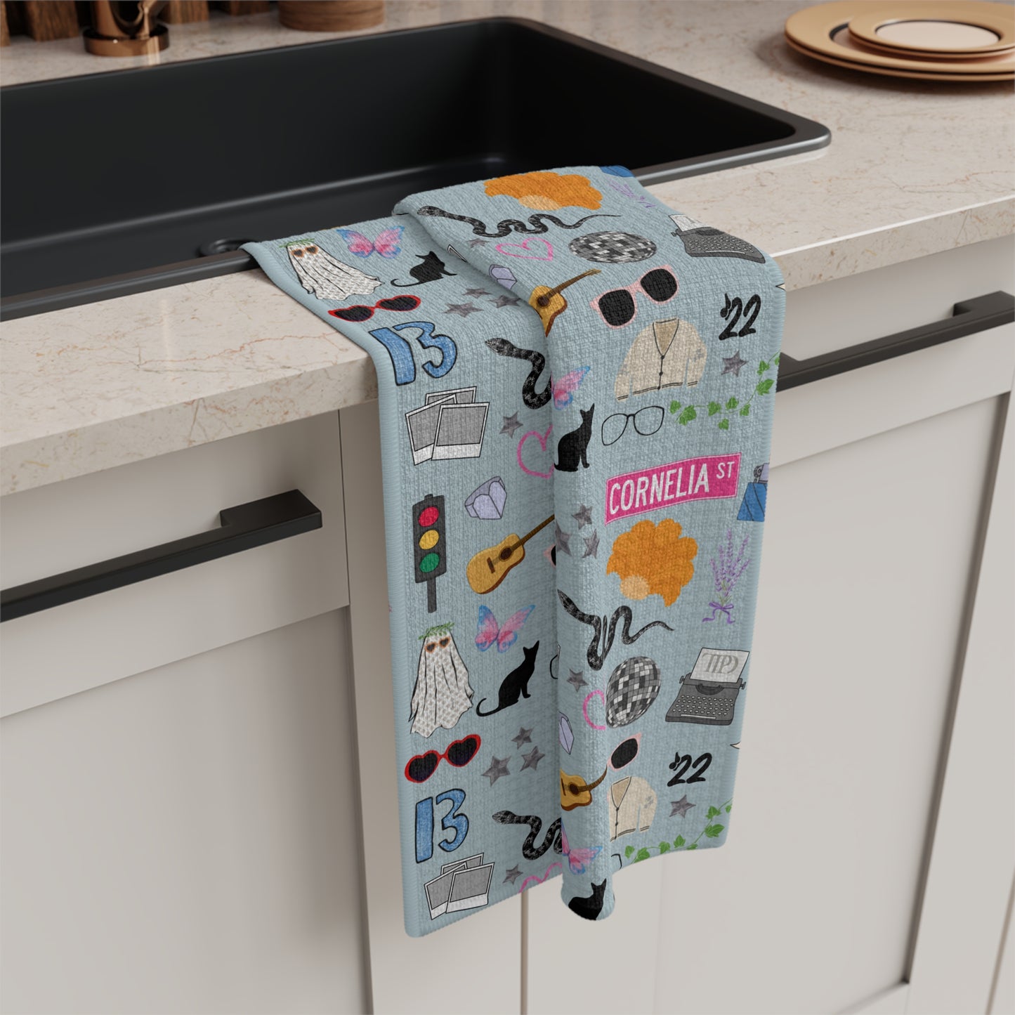 Iconic Eras Tea Towel - Opalite