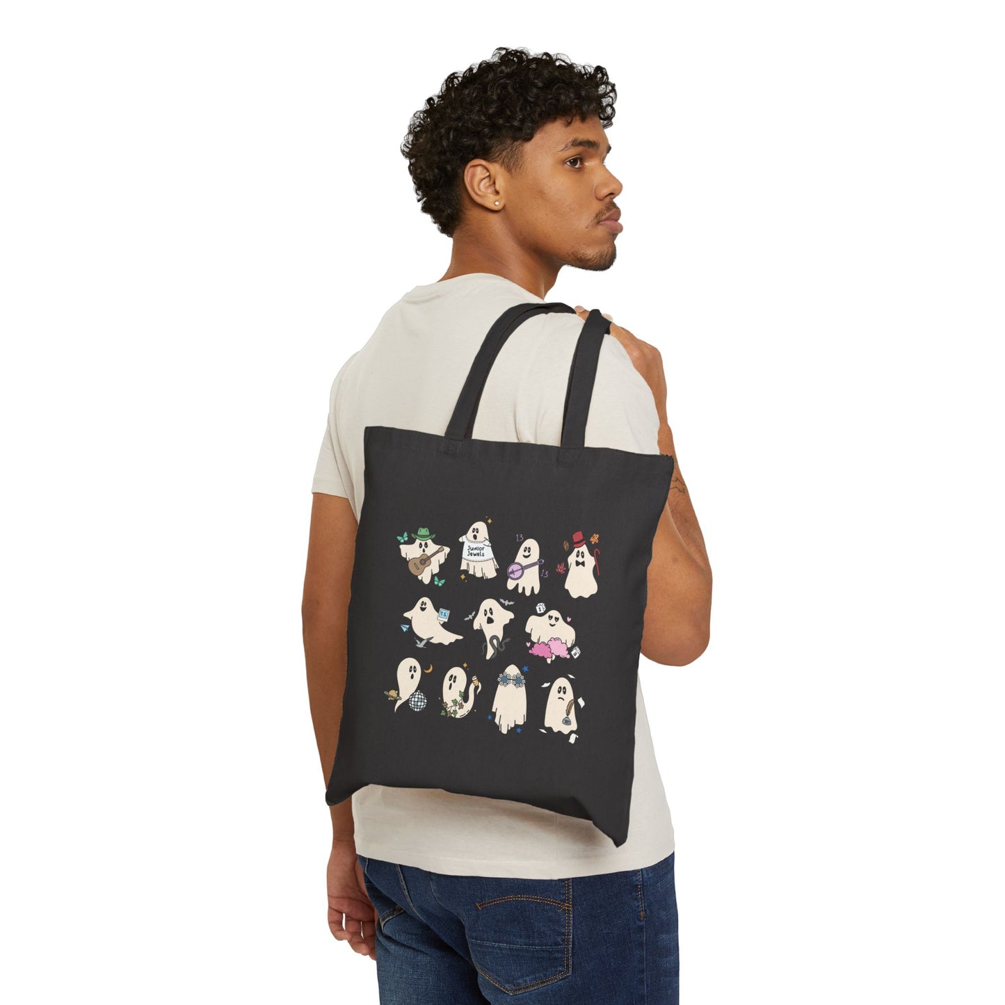 Eras Ghosts Cotton Canvas Tote Bag