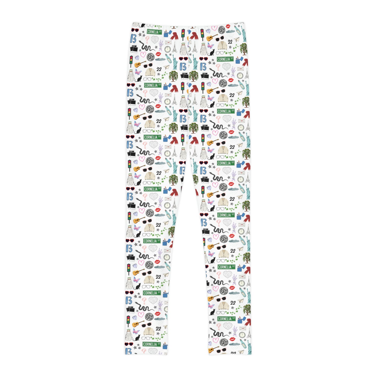 Iconic Eras Youth Leggings - White Horse White