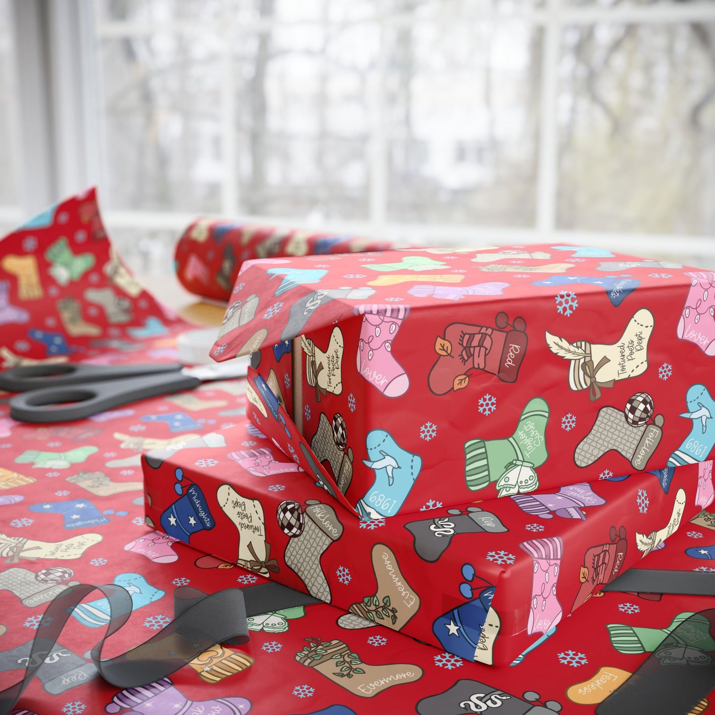 Copy of Tayvis Christmas Wrapping Paper