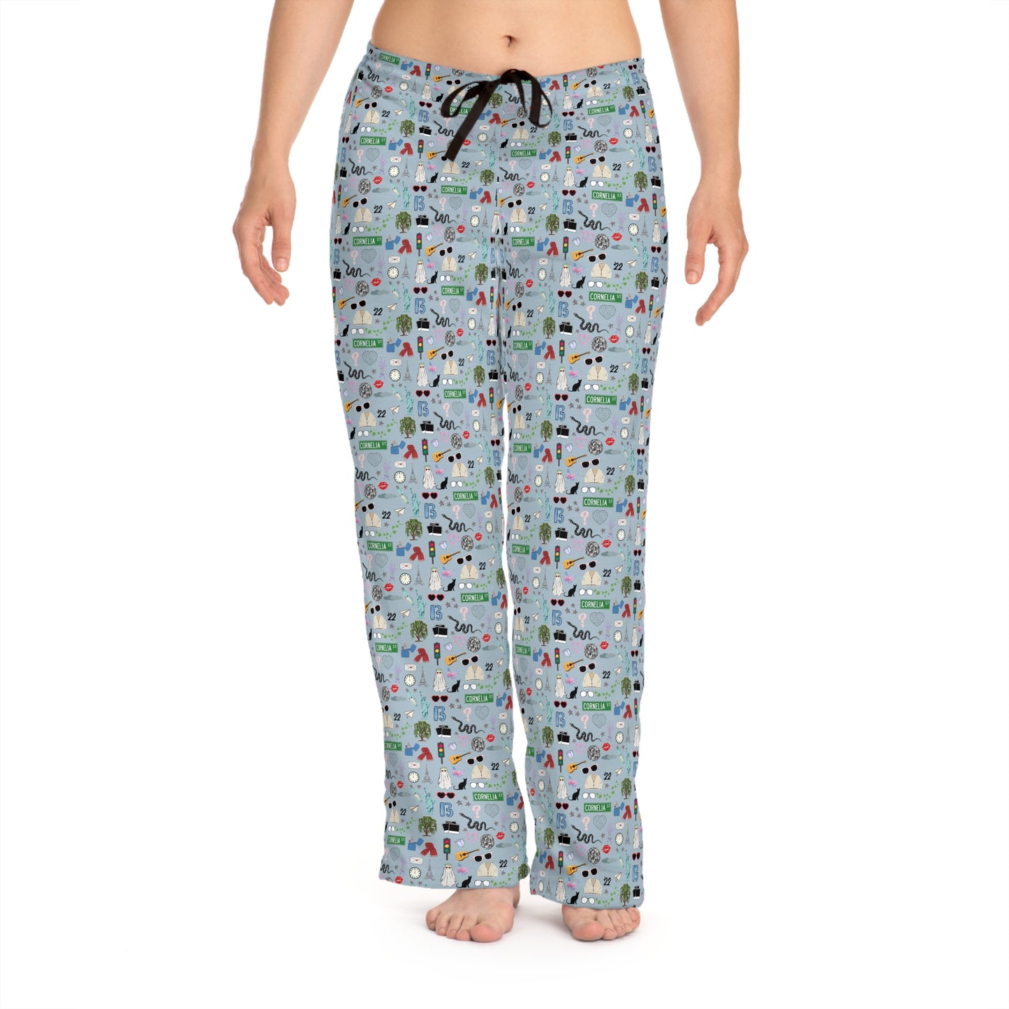 Iconic Eras Women's Pajama Pants - 1989 Blue