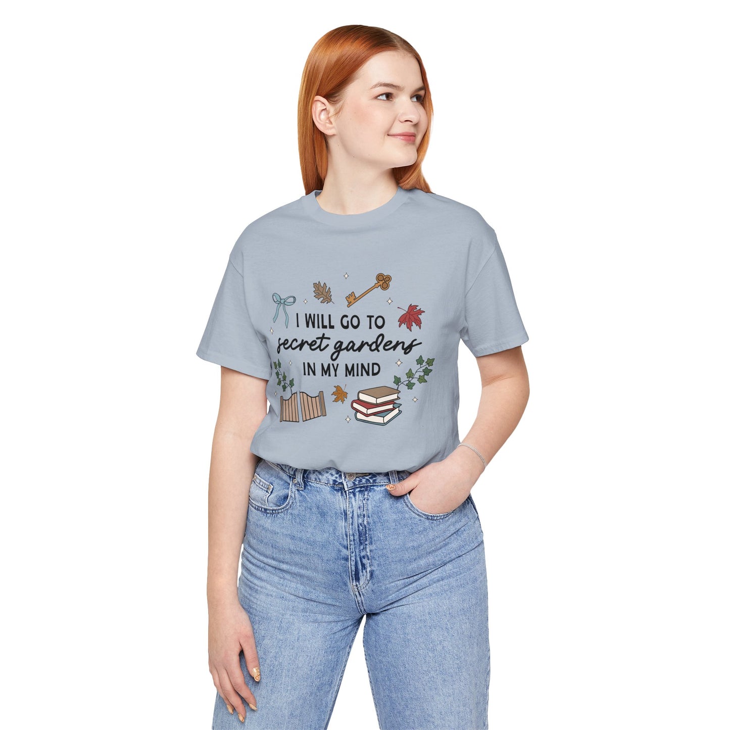 Secret Gardens In My Mind Unisex Jersey Short Sleeve Tee