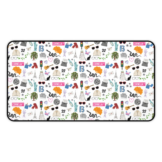 Iconic Eras Desk Mat - Dazzling White
