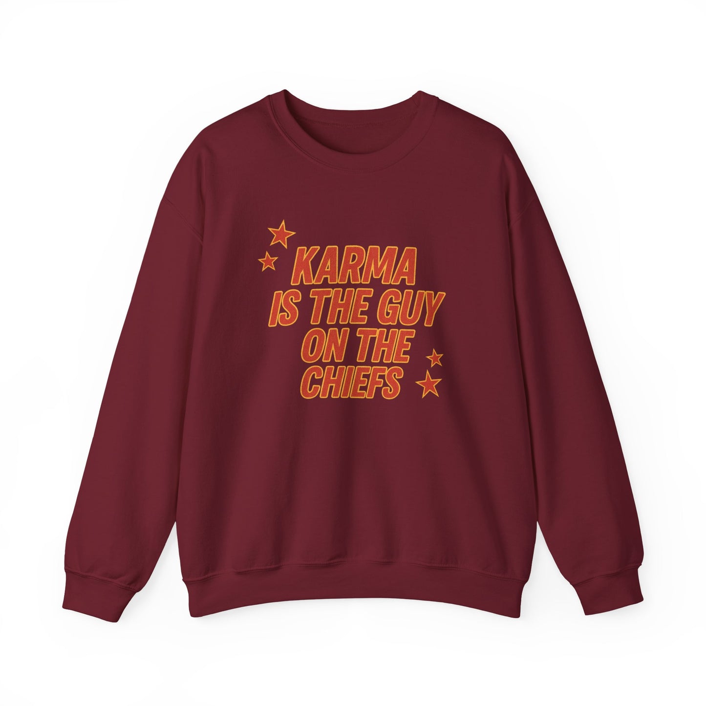 Guy on The Chiefs Crewneck Sweatshirt