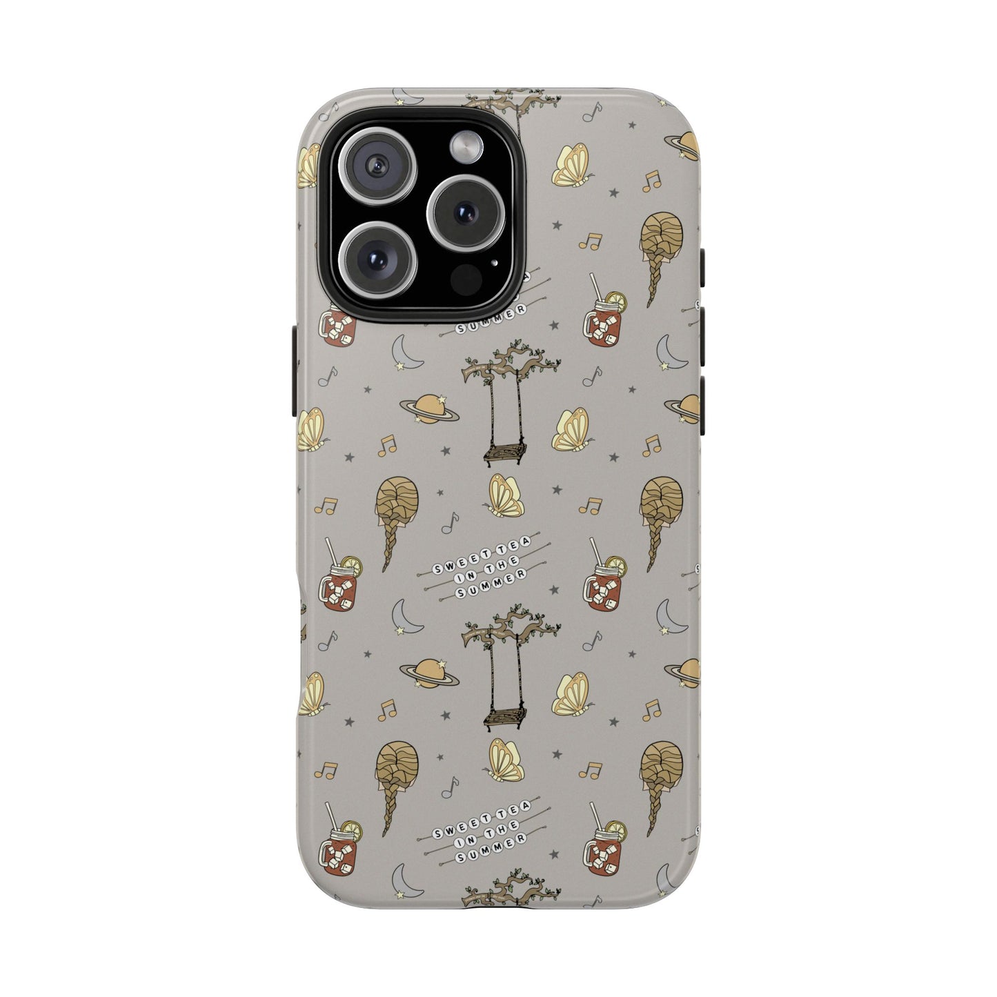 Moon and Saturn Tough Phone Case