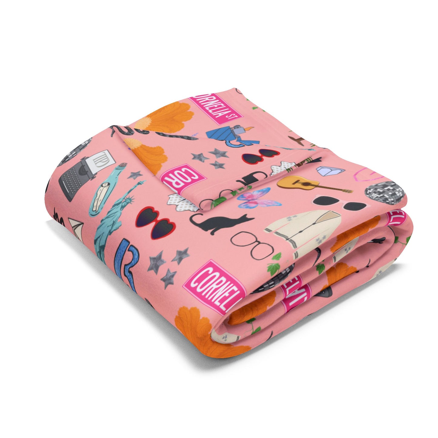 Iconic Eras Arctic Fleece Blanket - Showgirl Rouge