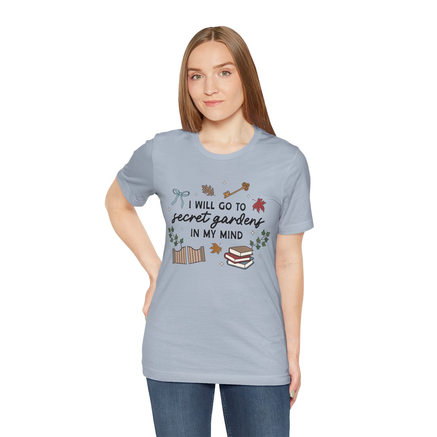 Secret Gardens In My Mind Unisex Jersey Short Sleeve Tee