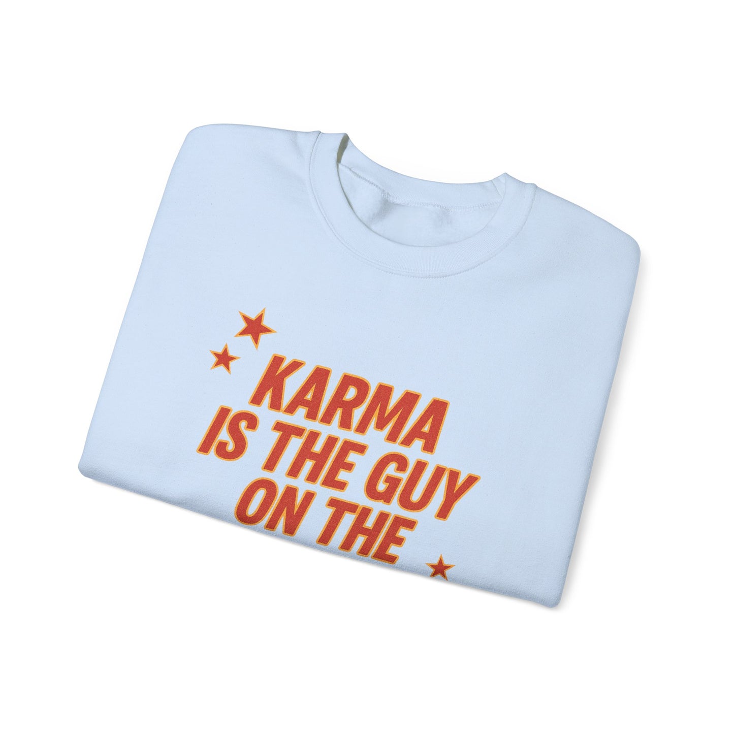 Guy on The Chiefs Crewneck Sweatshirt