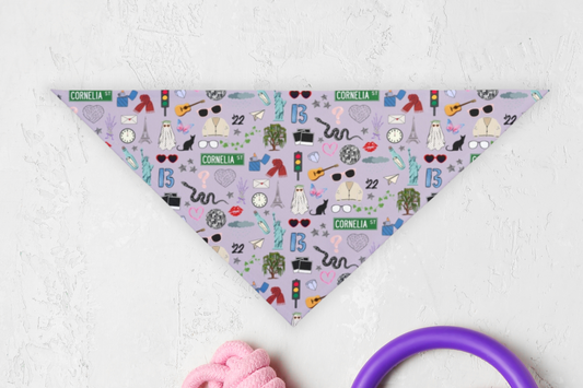 Iconic Eras Pet Bandana - Lavender Haze